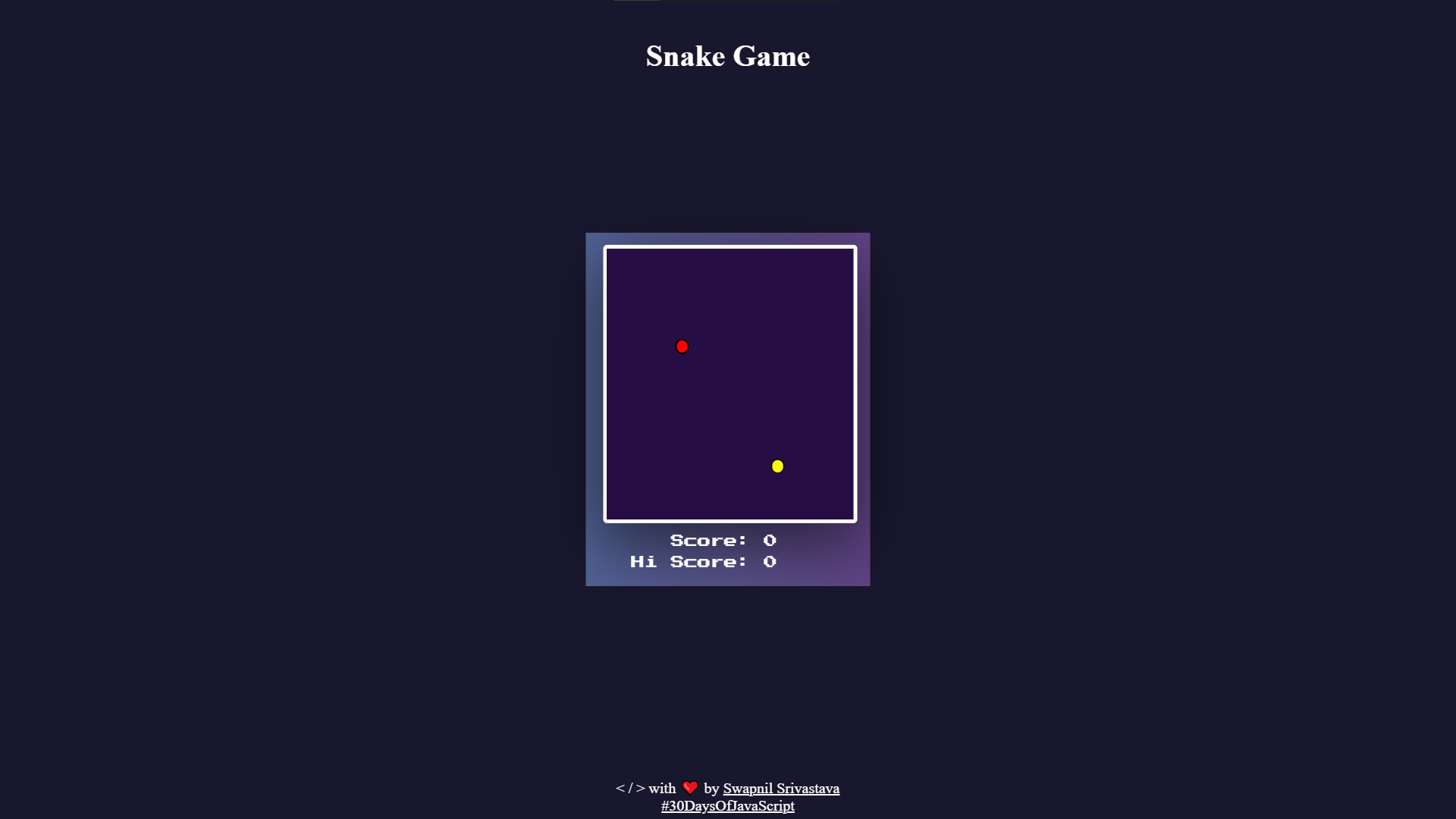 Snake Game